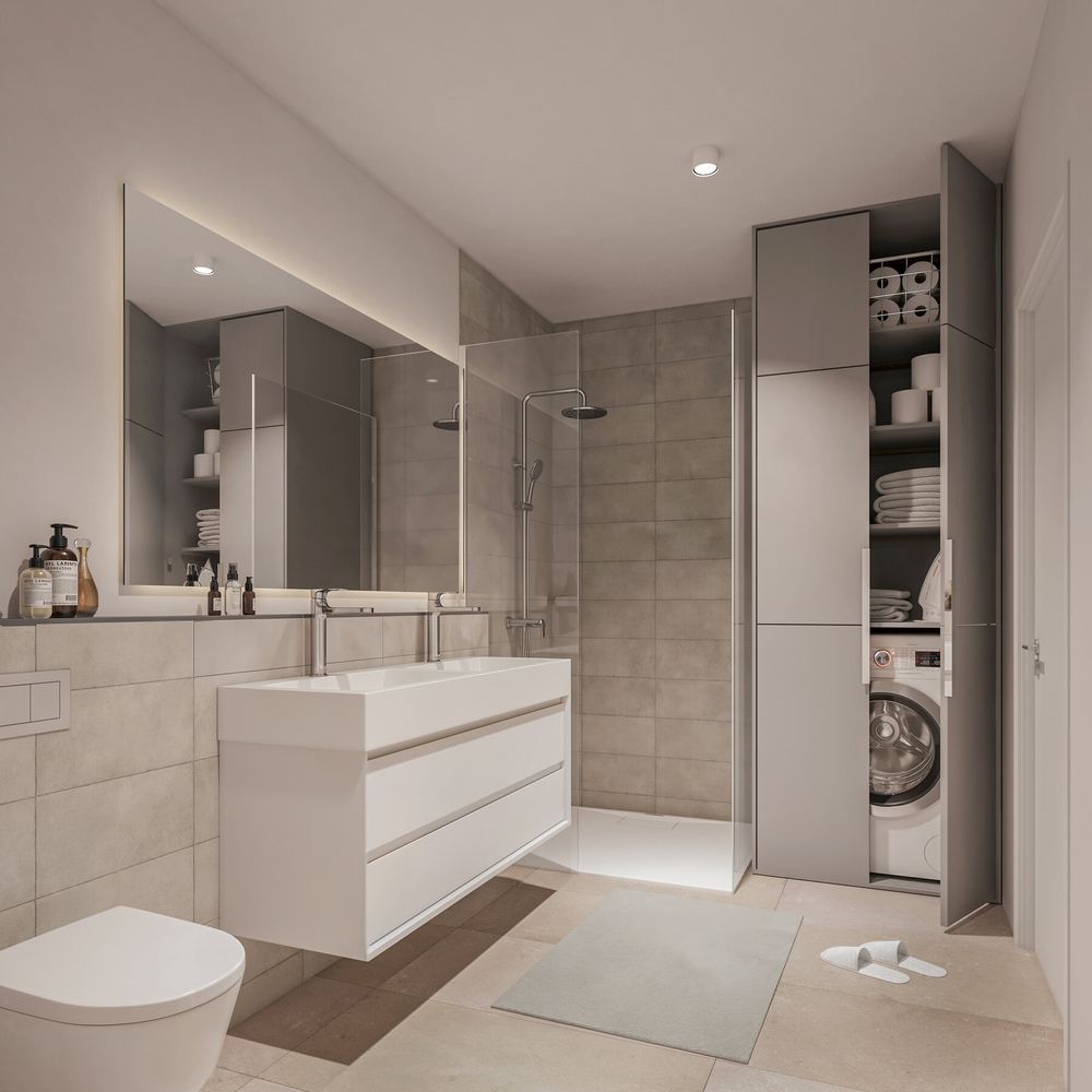 Badezimmer Geschosswohnung
